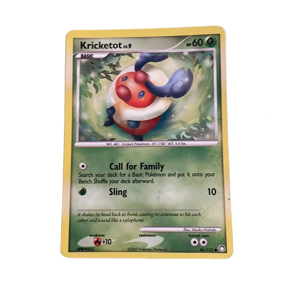 kricketot pokemon card and Kricketune Lot - 14 Cards Grass Grass Bug Hunch Search your deck for up to 3 Grass Pokémon Kricketune #GG02 Prices | Pokemon